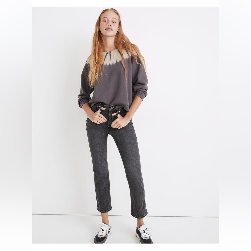 Madewell Slim Demi-Boot Jeans in Hayford Wash, Size 28